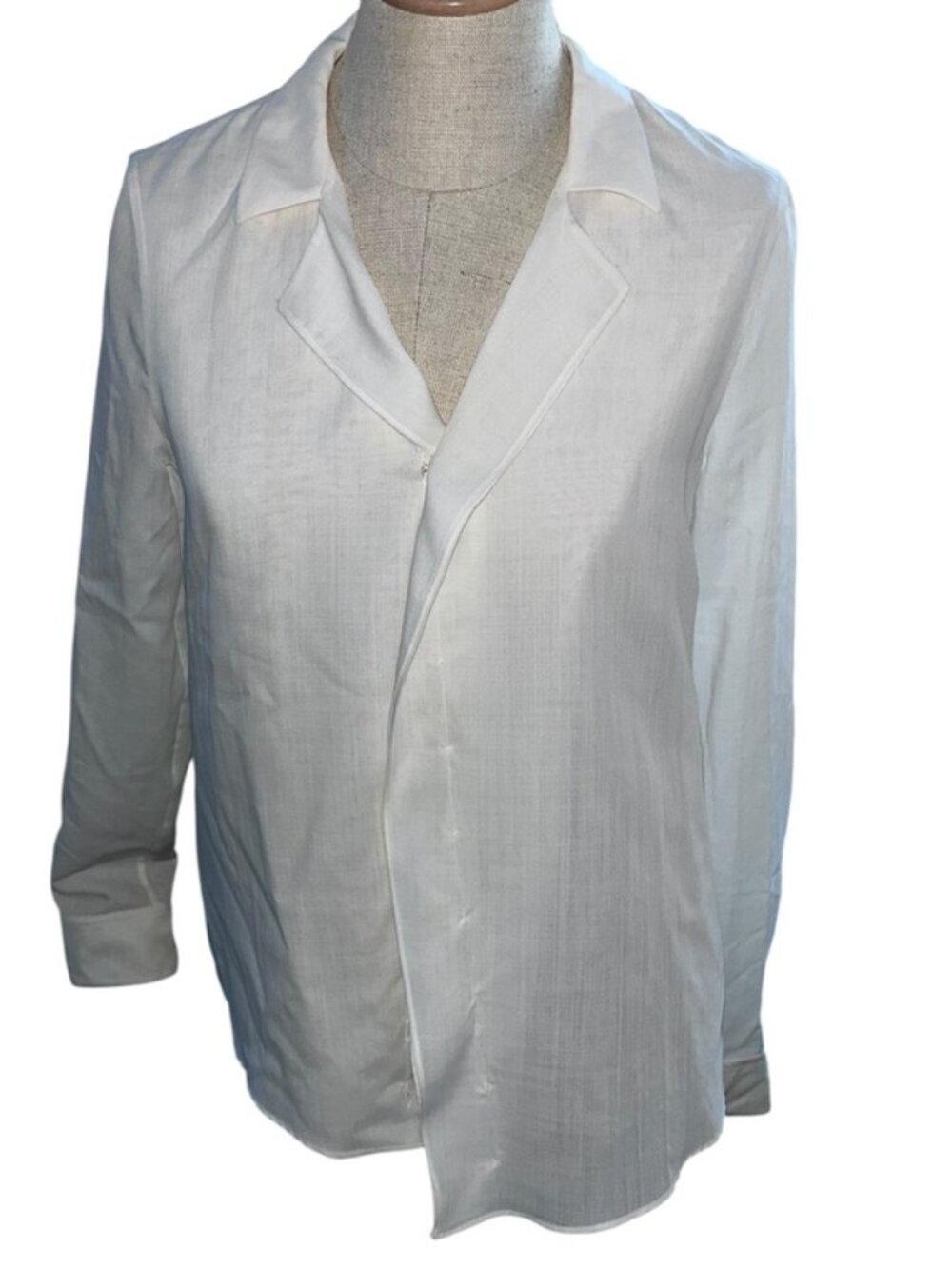 Jil Sander NEW ivory silk blouse top 34 4